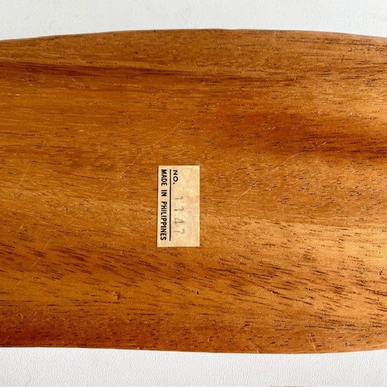 Image 1 of Vintage teak houten hapjesschaal