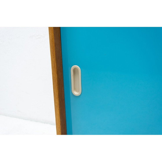 Image 1 of Mid century dressoir U-452 met schuifdeuren door Jiří Jiroutek, Tsjecho-Slowakije 1960s