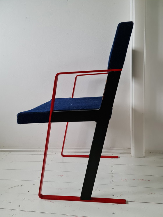 Image 1 of 4X Model Dc Castelijn Vintage Eetkamerstoelen - Dick Spierenburg