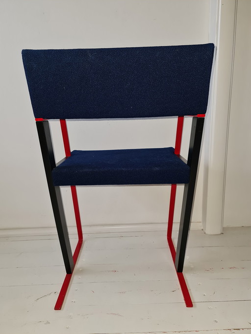 4X Model Dc Castelijn Vintage Eetkamerstoelen - Dick Spierenburg