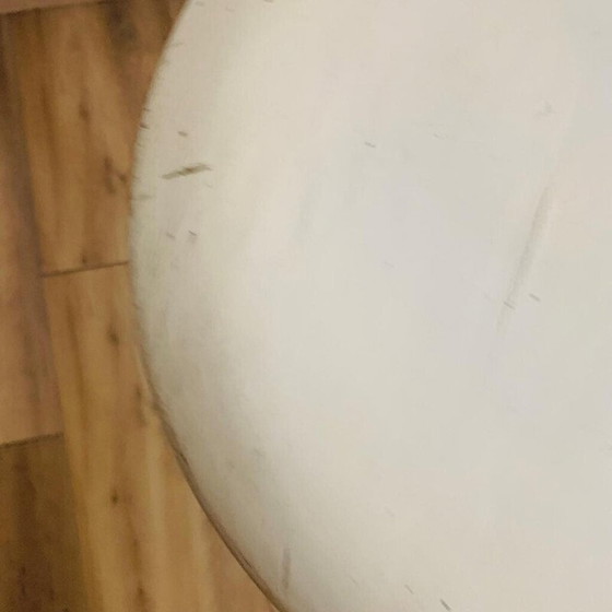 Image 1 of Vintage industriële kruk van rood metaal en hout voor Mirima, 1970