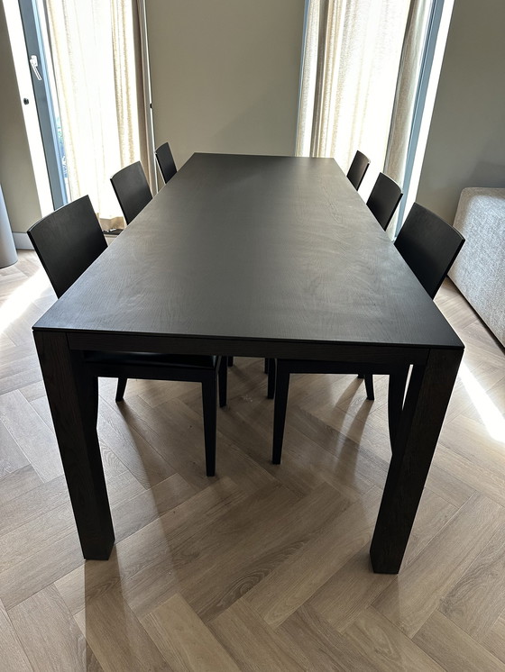 Image 1 of Arco design tafel met 6 stoelen