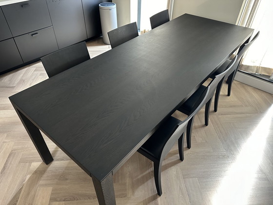 Image 1 of Arco design tafel met 6 stoelen