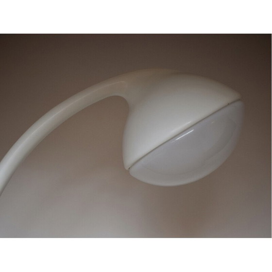 Image 1 of Vintage metalen en stalen vloerlamp van Fabio Lenci en Harvey Guzzini, Italië 1970