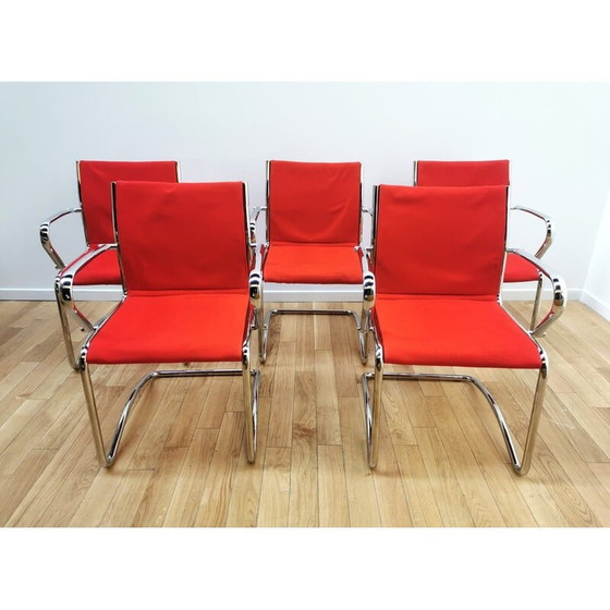 Image 1 of Set van 5 vintage sledestoelen