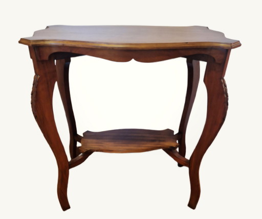 Klassieke Elegante Bijzettafel Sidetable  Queen Anne 