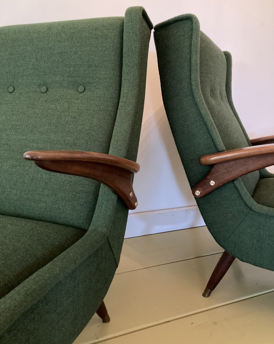 Image 1 of 2x Mid-century relax fauteuils