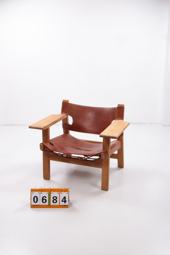 Image 1 of Børge Mogensen The Spainish Chair Model 2226 door Fredericia,1960