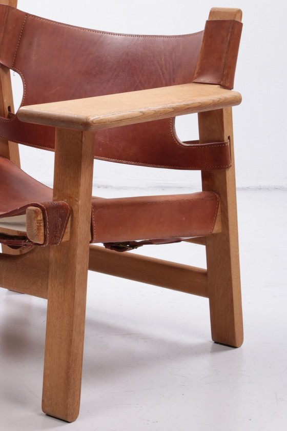 Image 1 of Børge Mogensen The Spainish Chair Model 2226 door Fredericia,1960