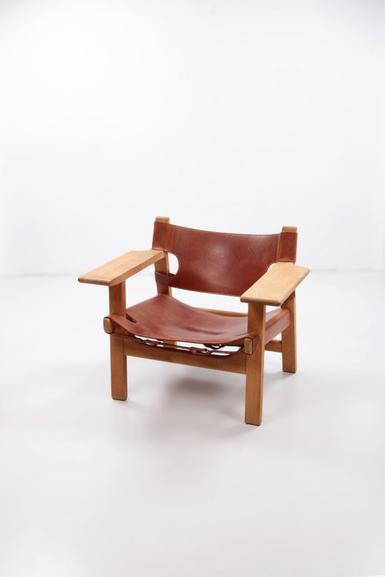 Image 1 of Børge Mogensen The Spainish Chair Model 2226 door Fredericia,1960