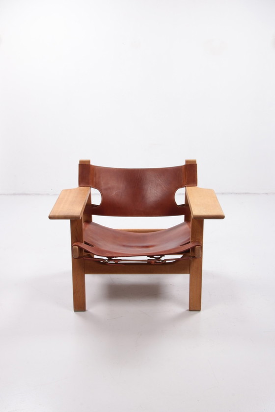 Image 1 of Børge Mogensen The Spainish Chair Model 2226 door Fredericia,1960