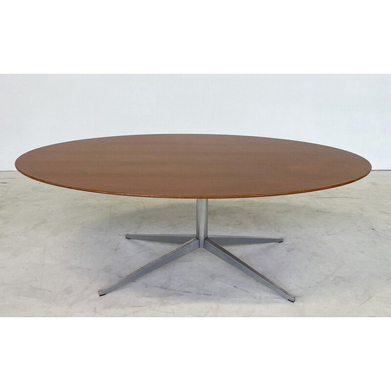 Image 1 of Mid-eeuwse ovale eettafel van Florence Knoll, jaren 1960