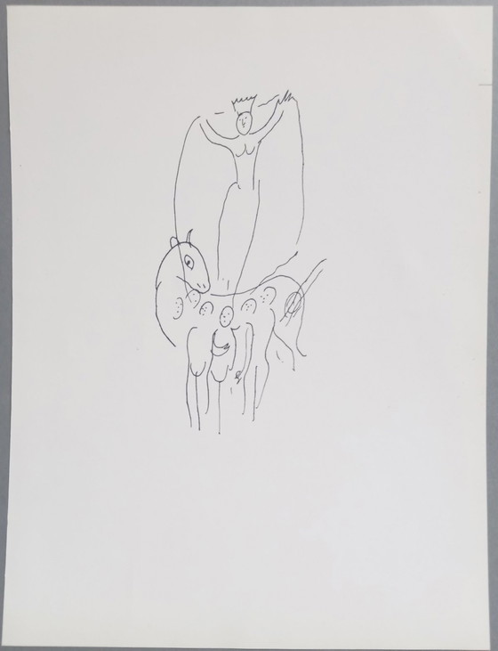 Image 1 of Marc Chagall '1001 nachten' expressionistische lithografieën 1970S Parijs