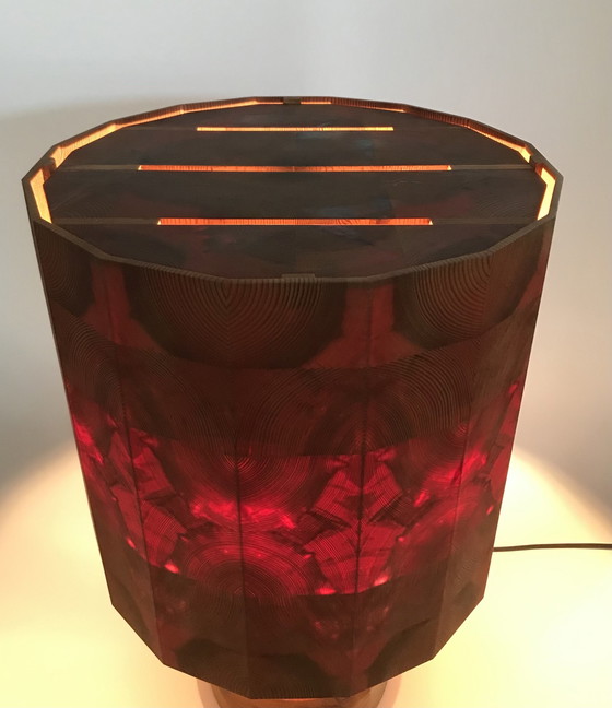 Image 1 of Dick Degerfeldt grenen houten lamp