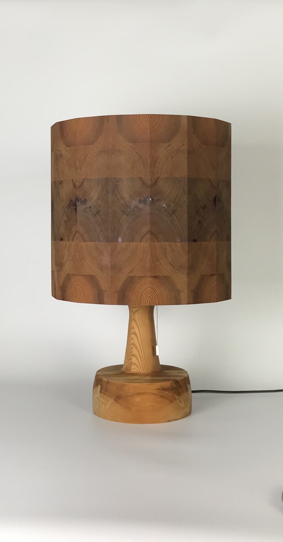 Image 1 of Dick Degerfeldt grenen houten lamp