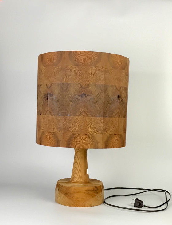 Image 1 of Dick Degerfeldt grenen houten lamp