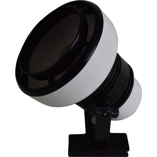 Vintage wandlamp van gelakt metaal en kunststof, Hongarije 1970