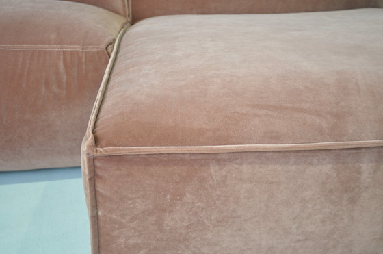 Image 1 of Fest dunbar corner sofa brown bronze velvet