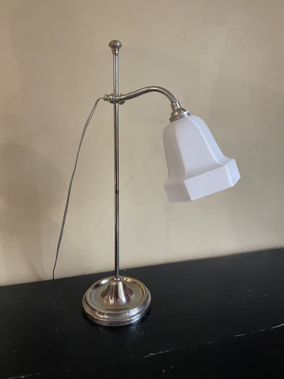 Image 1 of Bureaulamp Leeslamp Art Deco 1930 Frans