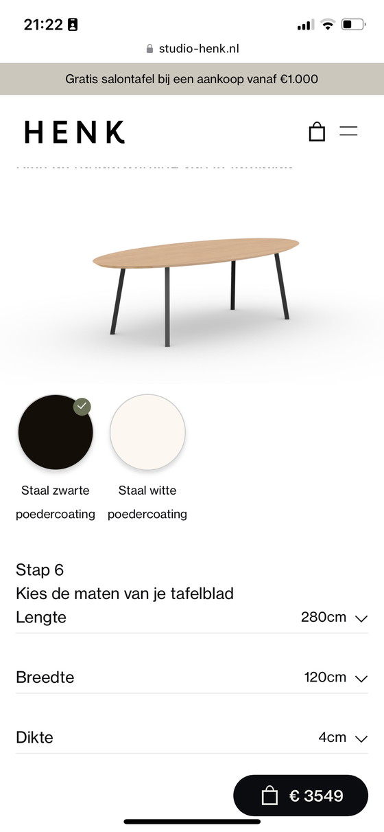 Image 1 of Tafel Studio Henk