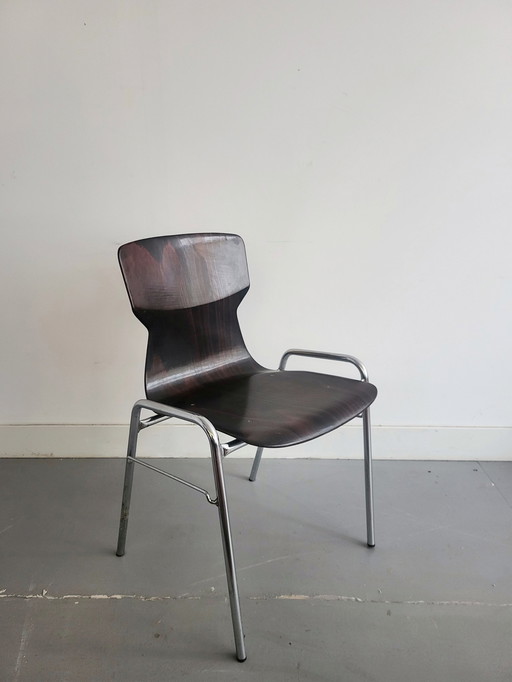 Vintage industriële Eromes Wijchen stoelen