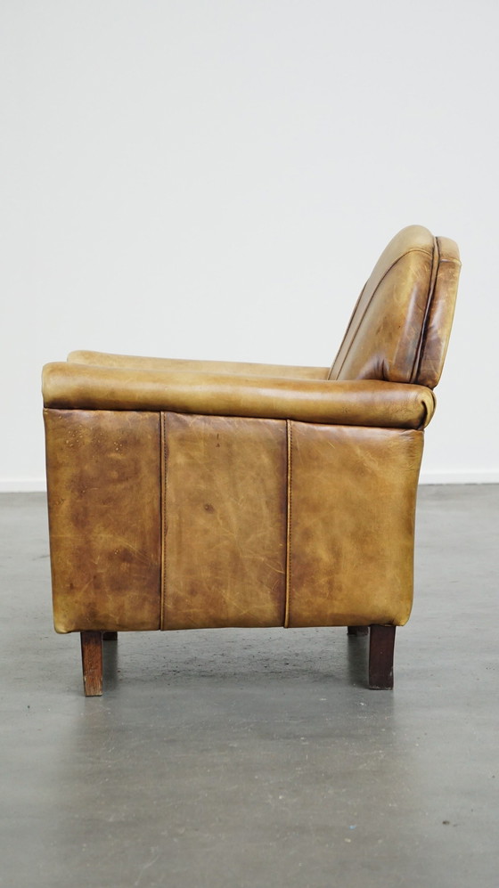 Image 1 of Kinder Fauteuil/ Armchair Gemaakt Van Rundleer 