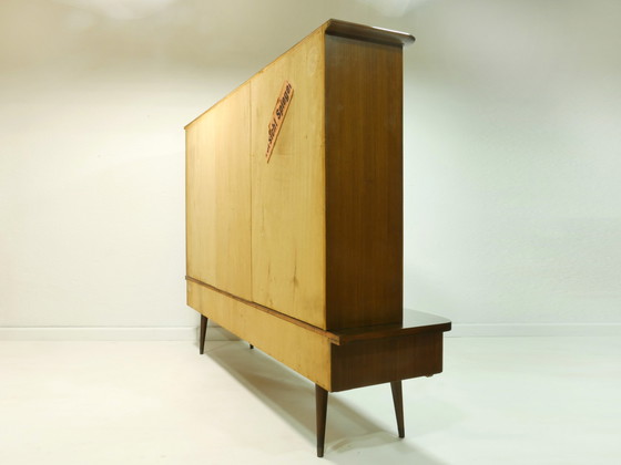 Image 1 of Vintage highboard, woonkamer kast, jaren 50, Duitsland