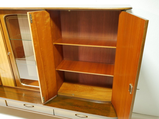 Image 1 of Vintage highboard, woonkamer kast, jaren 50, Duitsland