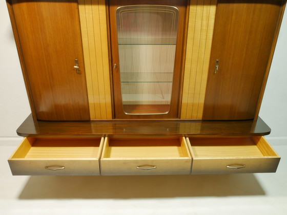 Image 1 of Vintage highboard, woonkamer kast, jaren 50, Duitsland