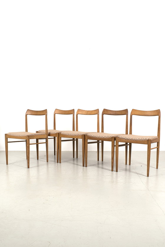 Image 1 of 5x vintage eetkamerstoelen