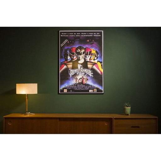 Vintage Power Rangers filmposter door Bryan Spicer, Polen