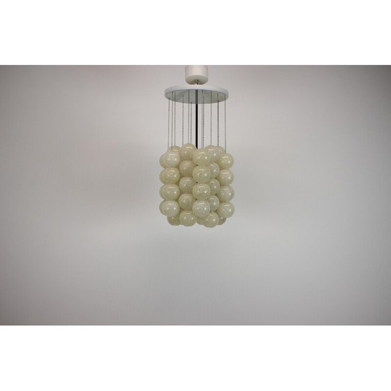 Image 1 of Vintage "Bubble" hanglamp van metaal en kunststof door Josef Hurka voor Napako, Tsjecho-Slowakije 1970