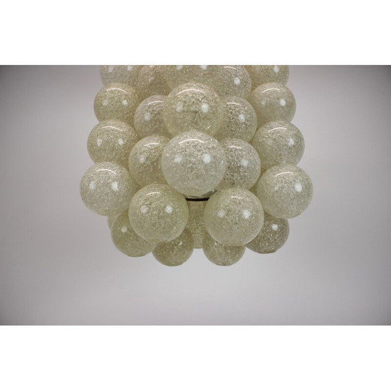 Image 1 of Vintage "Bubble" hanglamp van metaal en kunststof door Josef Hurka voor Napako, Tsjecho-Slowakije 1970