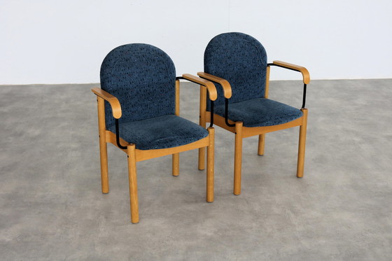 Image 1 of 2x vintage Kinnarps stoelen