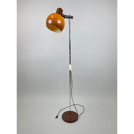Image 1 of Vintage verstelbare plastic en metalen vloerlamp, 1970