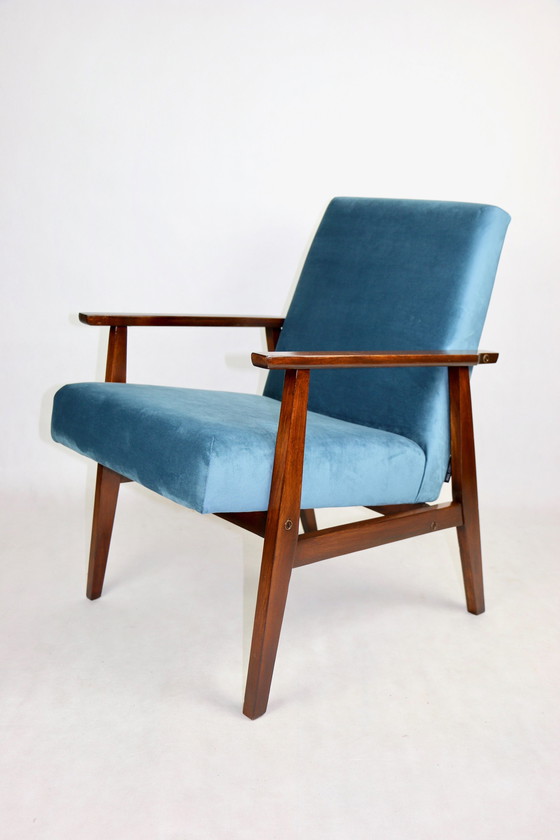 Image 1 of Vintage Ocean Blue Fox Fauteuil, 1970S - Set van 2 Fauteuils