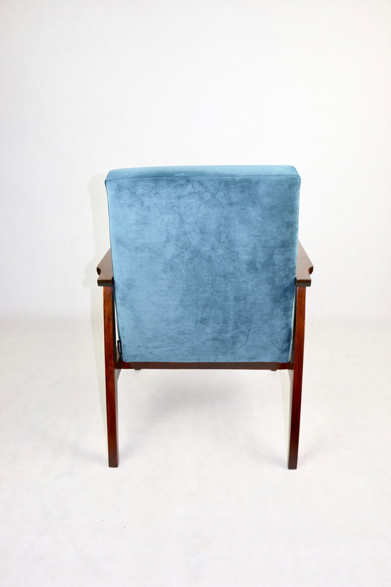 Image 1 of Vintage Ocean Blue Fox Fauteuil, 1970S - Set van 2 Fauteuils