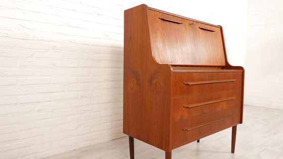 Image 1 of Vintage Secretaire | Teak | 90 Cm