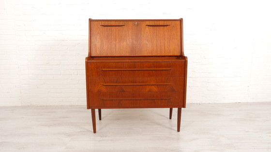 Image 1 of Vintage Secretaire | Teak | 90 Cm