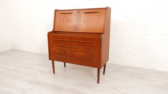 Image 1 of Vintage Secretaire | Teak | 90 Cm