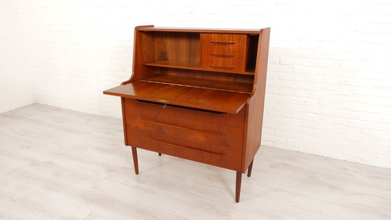 Image 1 of Vintage Secretaire | Teak | 90 Cm