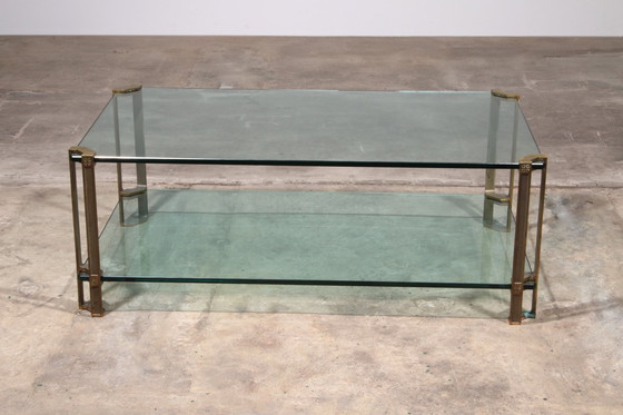 Image 1 of Vintage Glass Coffee Table By Peter Ghyczy, Model T24