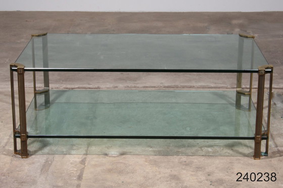 Image 1 of Vintage Glass Coffee Table By Peter Ghyczy, Model T24