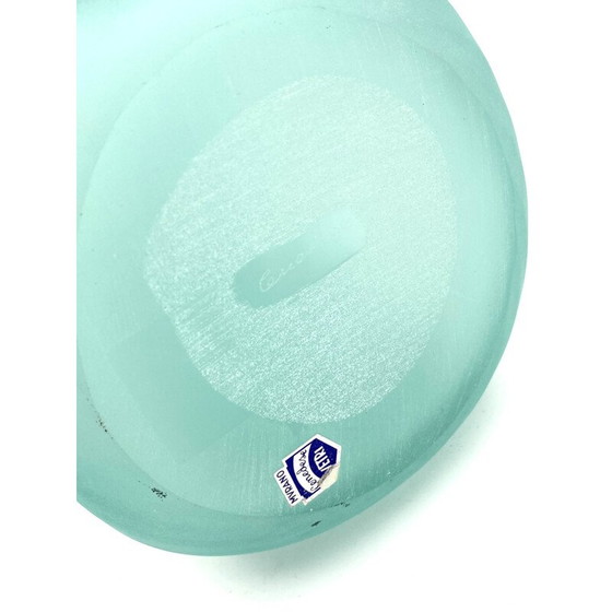 Image 1 of Antieke matglazen vaas uit Murano van Gino Cenedese, Italië 1970