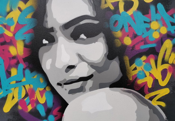 Image 1 of Asko Art Majestic Woman schilderij