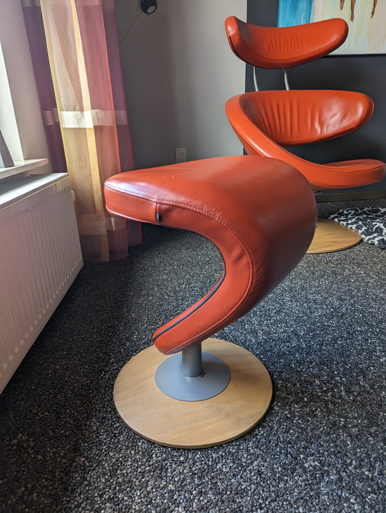 Image 1 of 2x Stokke Peel Varier fauteuil met voetenbank