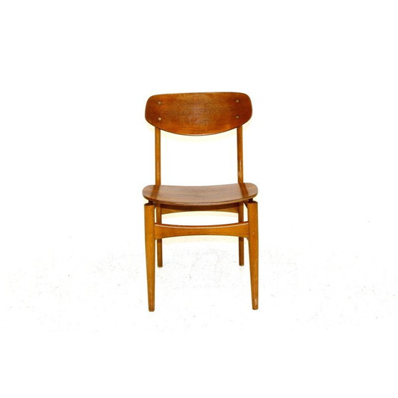 Image 1 of Vintage teakhouten stoel, Zweden 1960