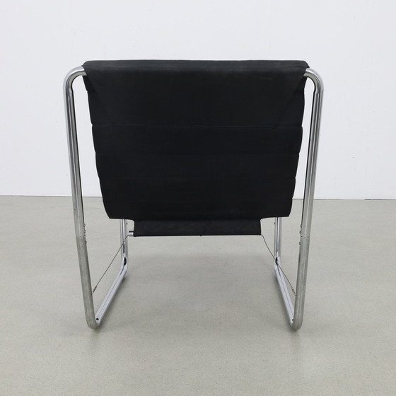 Image 1 of Vintage Slingback Chair In Bauhaus Style