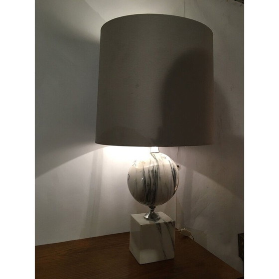 Image 1 of Vintage marmeren kapperslamp 1970