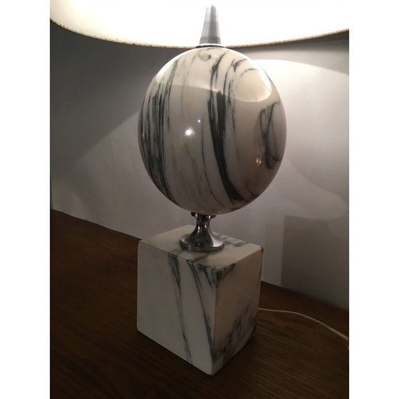 Image 1 of Vintage marmeren kapperslamp 1970